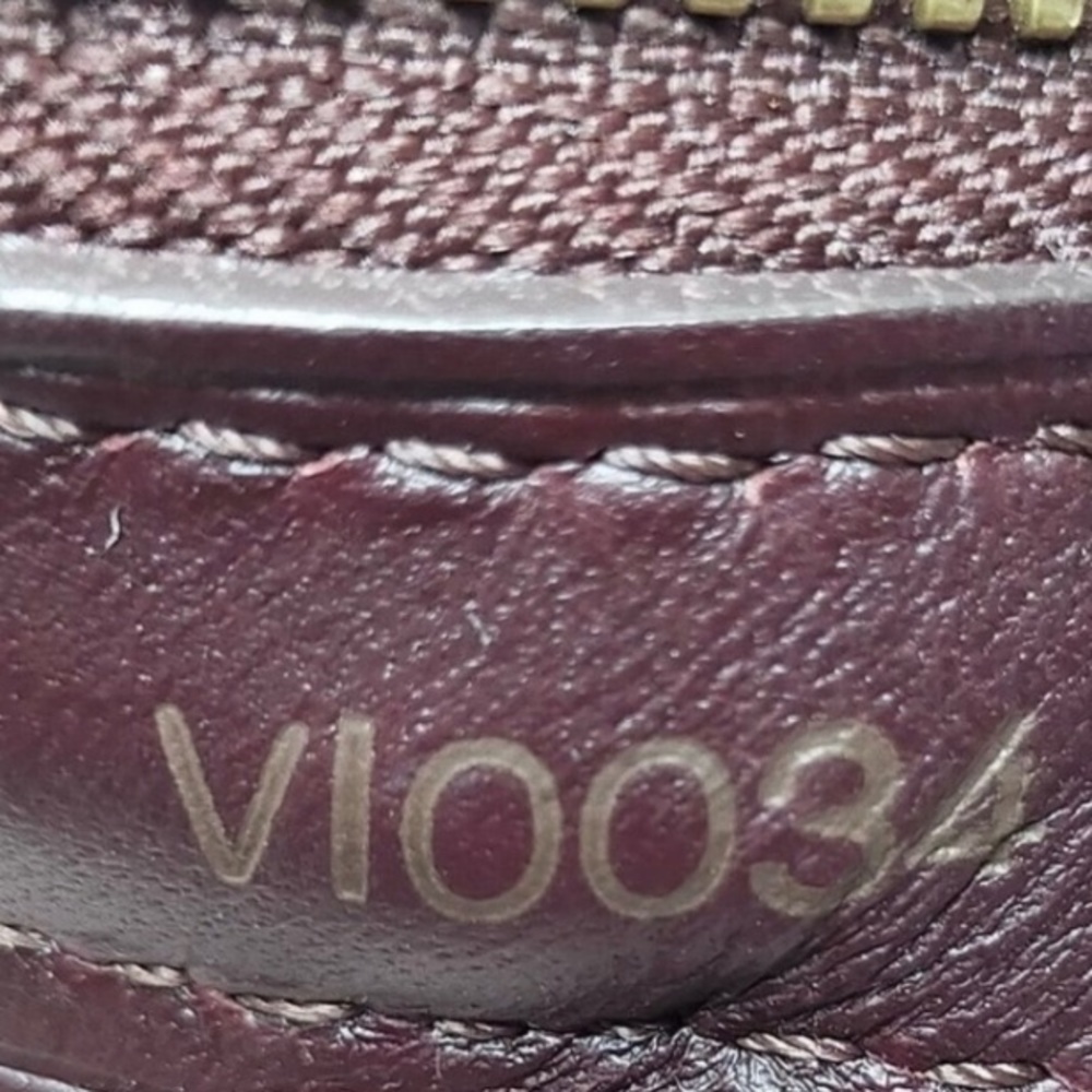 EUC Louis Vuitton Josephine Mini Lin PM Bordeaux Monogram Purse Bag - Authentic - Picture 4 of 9